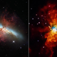 Illustration for article titled Two Different Satellites Take Two Different Pictures of the Same Galaxy